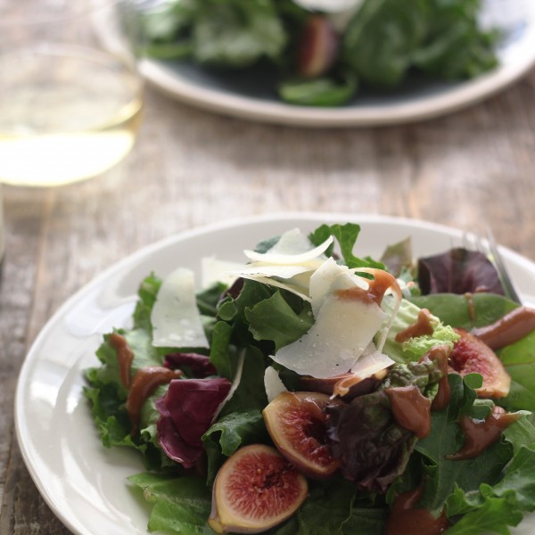 Mixed Baby Greens With Fig Vinaigrette
